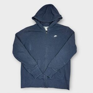 Nike‎ Dark Blue Full-Zip Hoodie
